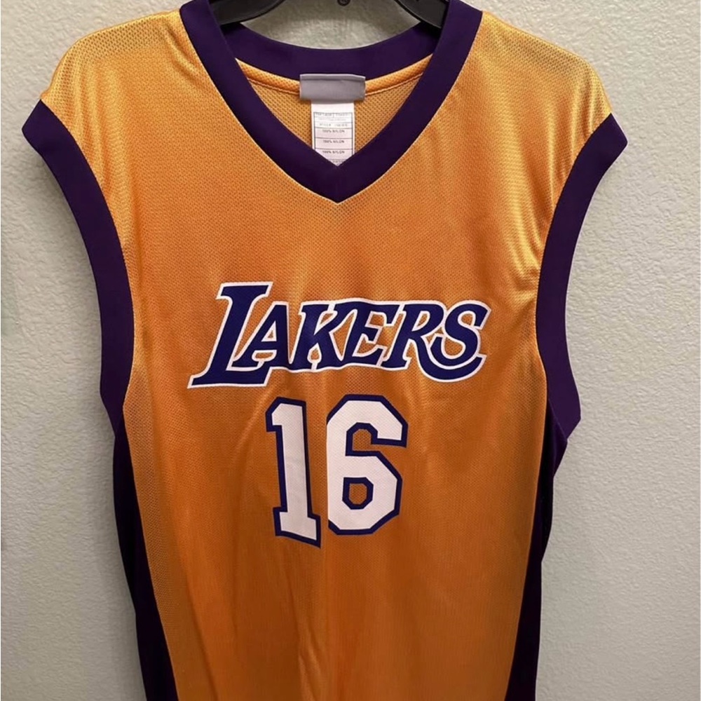 NBA Pau Gasol Lakers Jersey